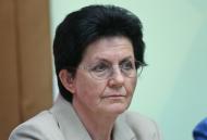 Prof. Leokadia Oręziak podczas debaty 