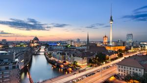 Panorama Berlina, Niemcy.