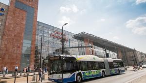 Elektryczny Solaris w barwach MPK