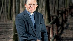 ksiądz Józef Naumowicz profesor nauk humanistycznych, historyk literatury wczesnochrześcijańskiej fot. Rafał Guz/Forum