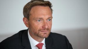 Christian Lindner, szef liberalnej FDP, Berlin, 31.08.2017